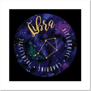 Libra Zodiac Posters and Art